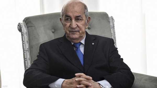 الرئيس الجزائري عبد المجيد تبون