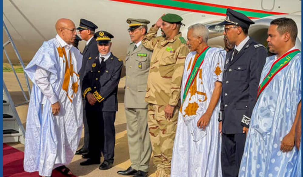 الرئيس الغزواني يصل أطار في مستهل زيارة عمل واطلاع لولاية آدرار